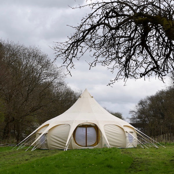 thecatal zelte Lotus Belle 6m Outback Deluxe Glamping Zelt – Lotus Belle Zelte: Lotus Belle Tents Europe
