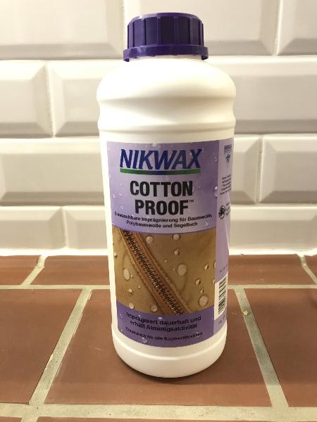 Nikwax cotton proof 2025