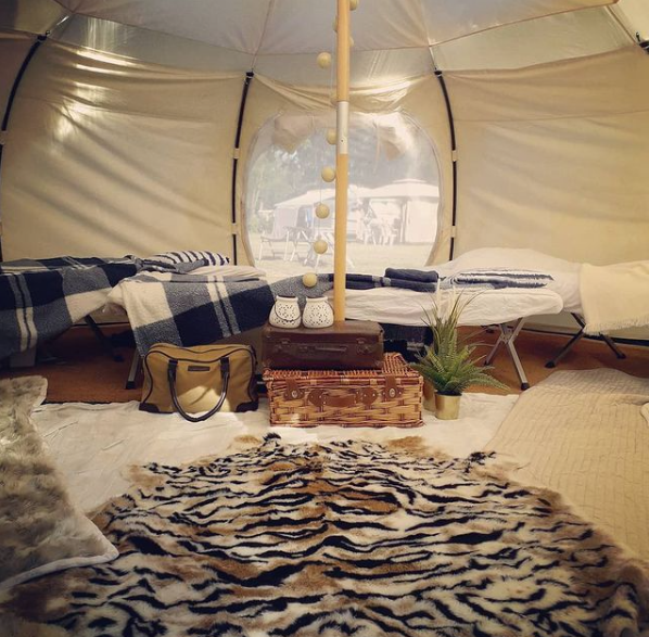 Glamping Zelt Luxus Camping