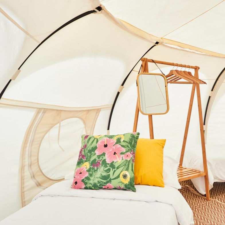 deluxe zelt ruf Lotus Belle 5m Hybrid Deluxe Glamping Zelt – Lotus Belle Zelte: Lotus Belle Tents Europe