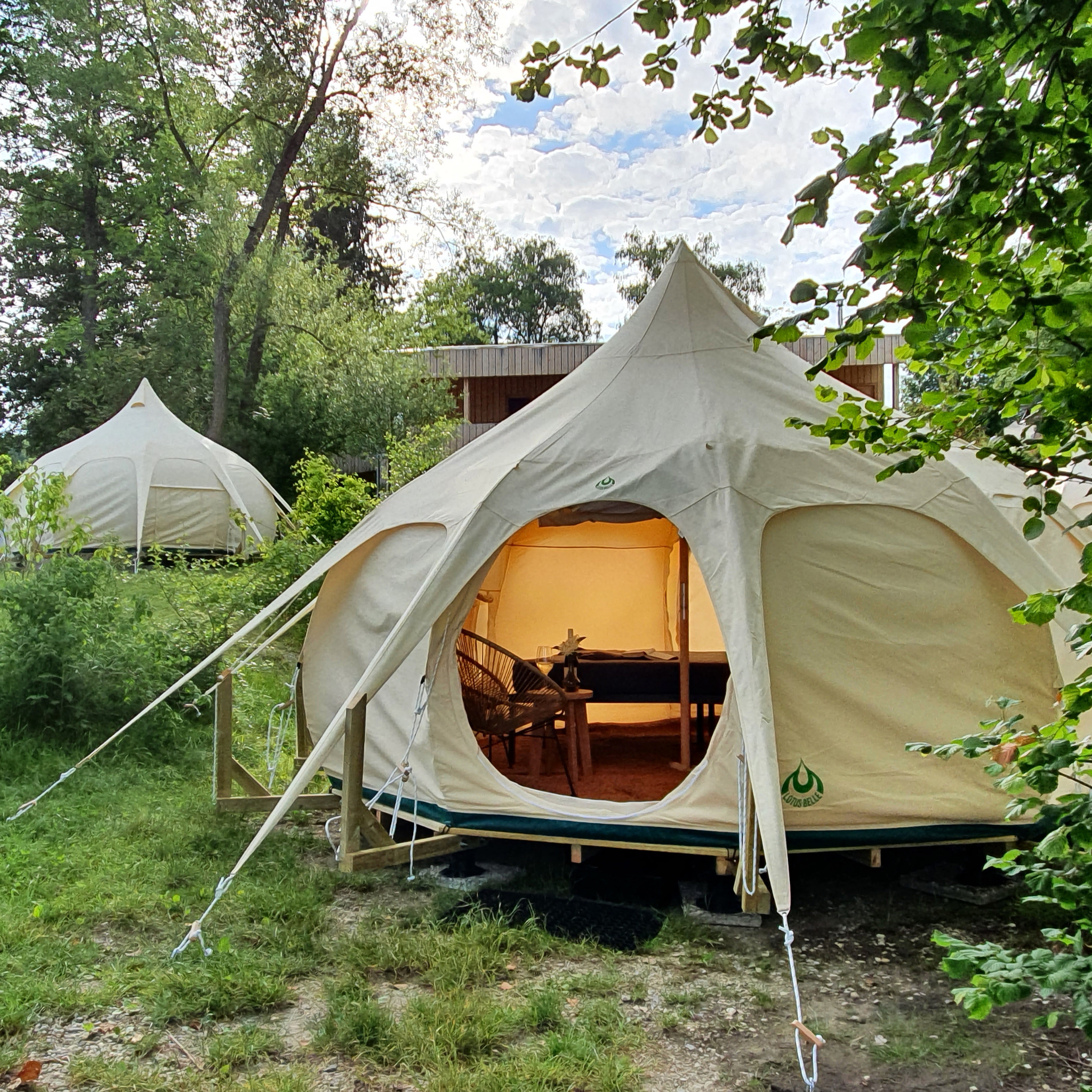 4m Lotus Belle Hybrid Deluxe Tent – Lotus Belle Zelte: Lotus Belle