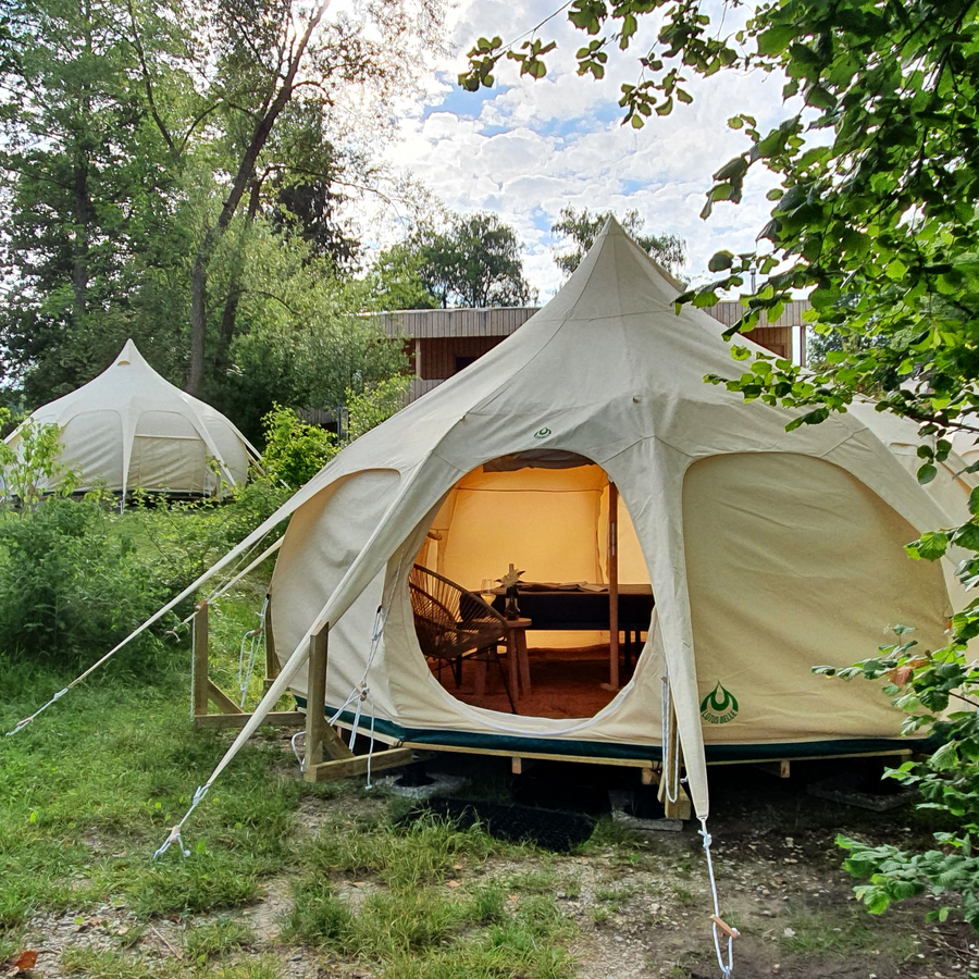 Lotus Belle 4m Hybrid Deluxe Glamping Zelt