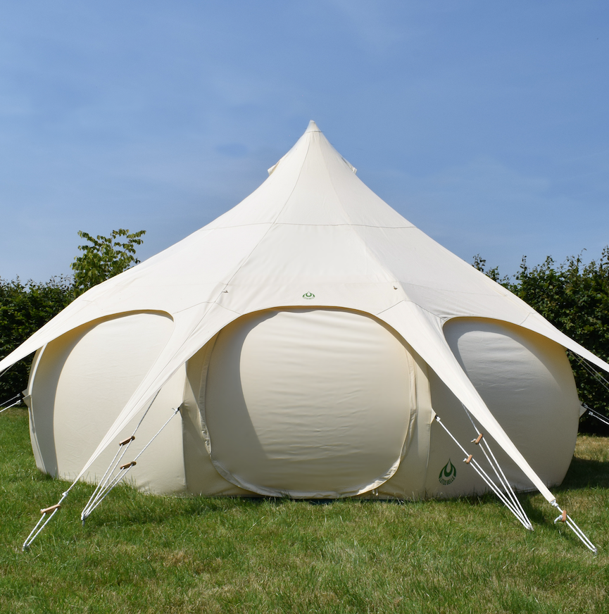 5m Hybrid Glamping Zelt Aussenansicht