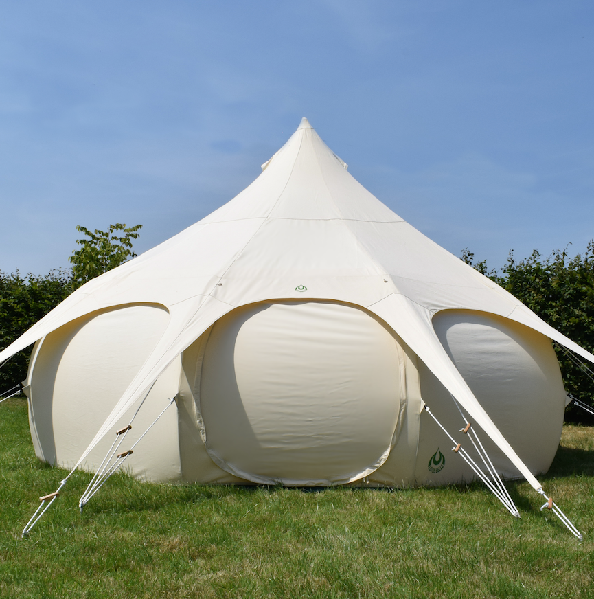 Lotus Belle 5m Hybrid Glamping Zelt – Lotus Belle Zelte: Lotus Belle Tents Europe