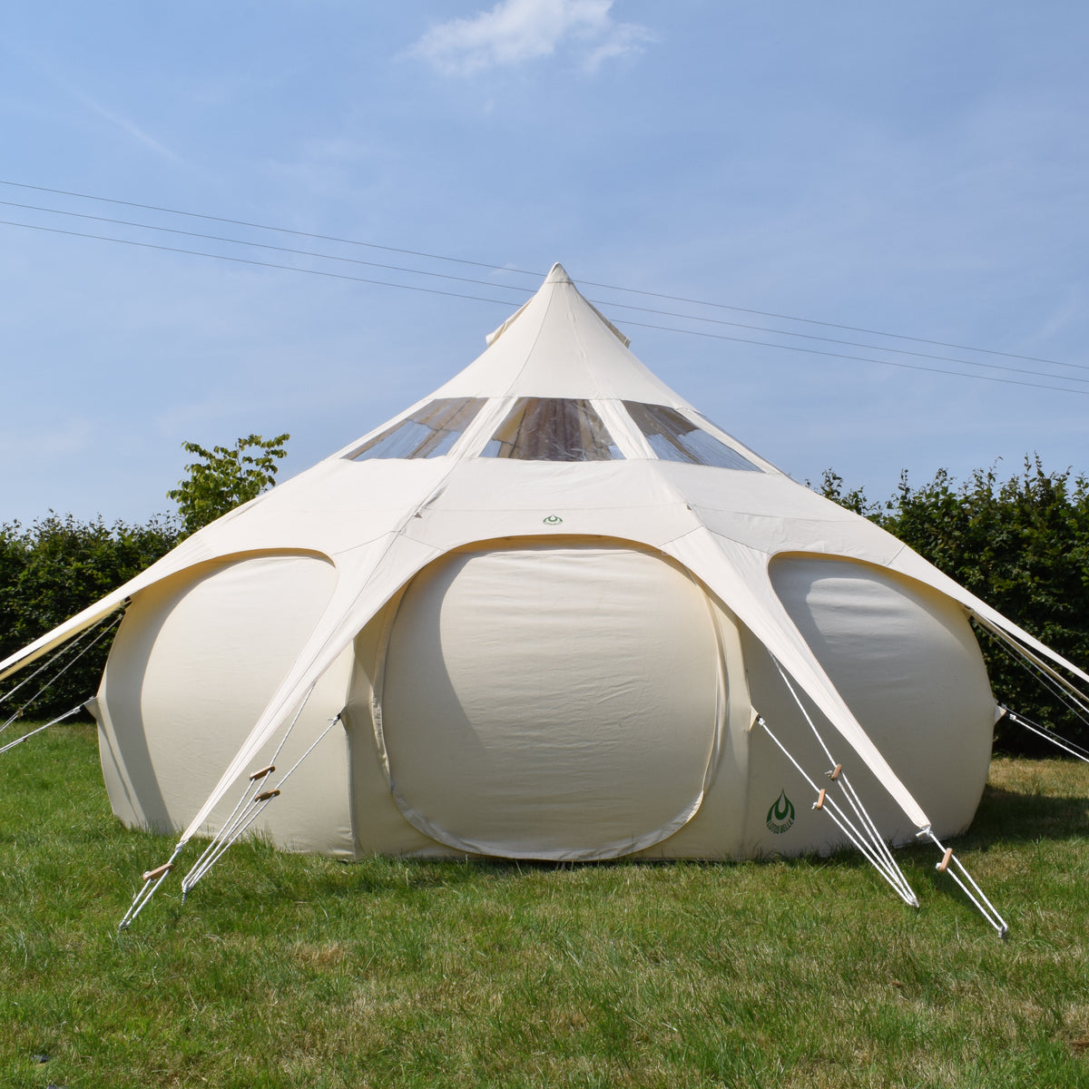 roszbor zelte Lotus Belle 5m Stargazer Glamping Zelt Unsere Häuser - Camper-Paradies Wohnmobilvorzelt Stil:Quadrat-5 Stück
