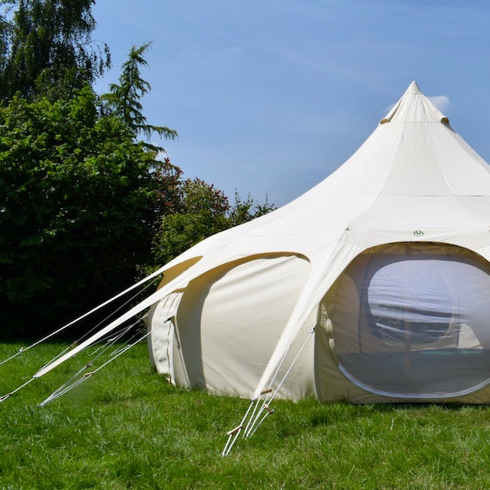 Lotus Belle 6m Hybrid Deluxe Glamping Zelt