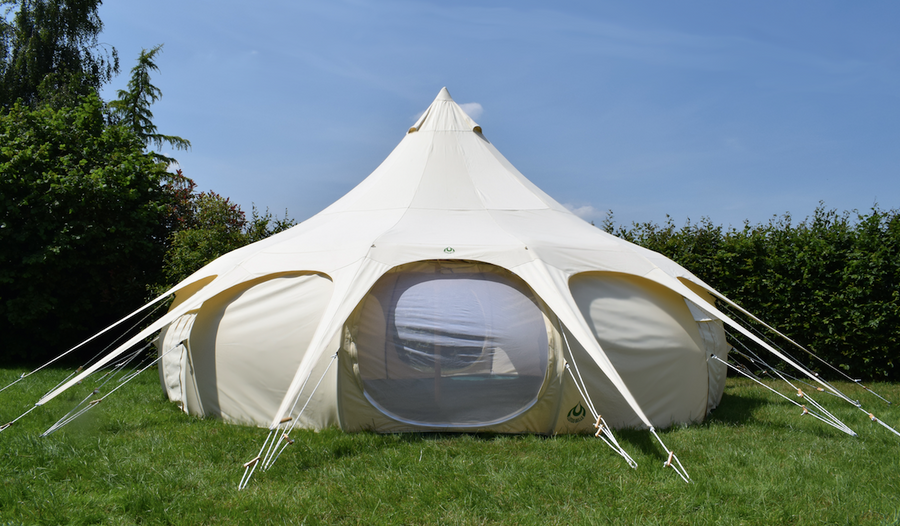 6m zelt Lotus Belle 6m Outback Deluxe Glamping Zelt – Lotus Belle Zelte: Lotus Belle Tents Europe