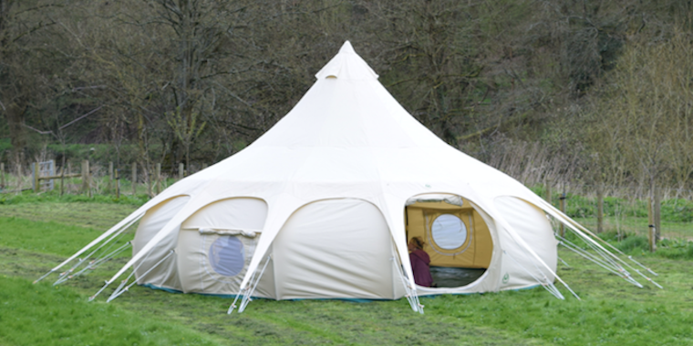 6m Hybrid Deluxe Glamping Paket - Limited Edition - Sahara Sand Farbe