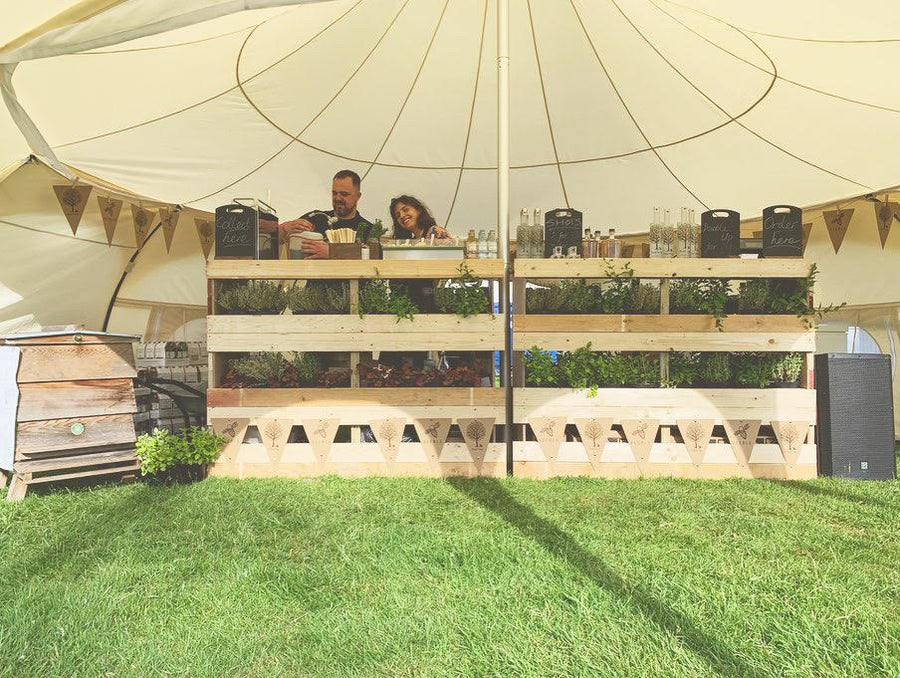 event zelt kaufen Lotus Belle 6m Hybrid Deluxe Glamping Zelt