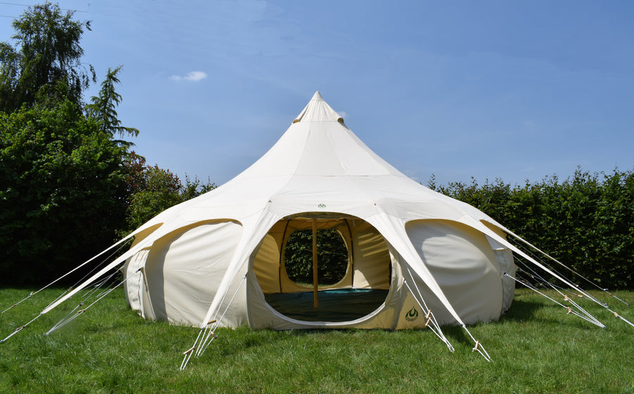 Lotus Belle 6m Hybrid Deluxe Glamping Zelt