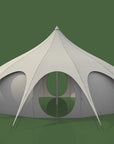 Lotus Belle 6m Hybrid Deluxe Glamping Zelt