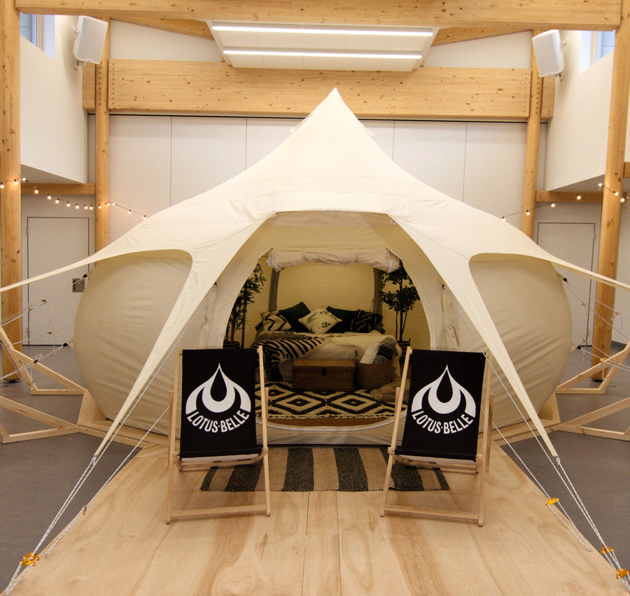 zelt airbeam Lotus Air Belle Glamping Zelt – Lotus Belle Zelte: Lotus Belle Tents Europe