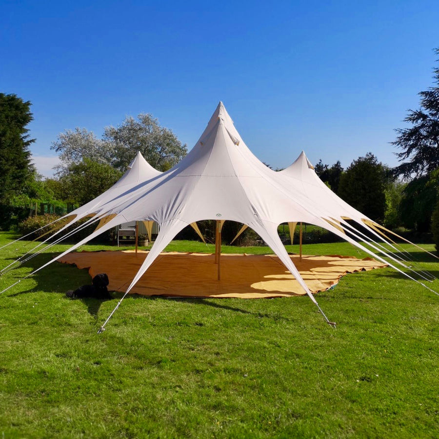 Lotus Belle Mahal Glamping Zelt Dach 