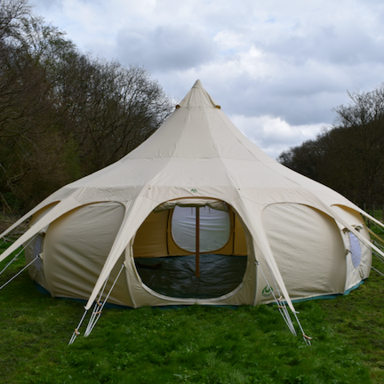 Lotus Belle 6m Hybrid Deluxe Glamping Zelt